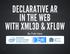 DECLARATIVE AR IN THE WEB WITH XML3D & XFLOW. By Felix Klein