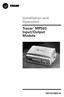 Installation and Operation Tracer. MP503 Input/Output Module CNT-SVX09A-E4