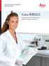 Advancing Cancer Diagnostics Improving Lives. Leica RM2255. Rotary Microtome for High-Performance Motorized and Manual Sectioning