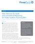 Best Practices for Audit and Compliance Reporting for Power Systems Running IBM i