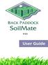 SoilMate User Guide. Version 5.5