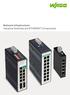 Network Infrastructure Industrial Switches and ETHERNET Components
