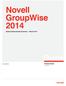 Novell GroupWise 2014