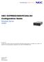 NEC EXPRESS5800/R320e-E4 Configuration Guide