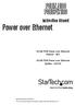 Power over Ethernet POEINJ100 POESPLT100. Instruction Manual. 10/100 POE Power over Ethernet Injector - 48V