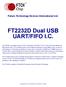 FT2232D Dual USB UART/FIFO I.C.