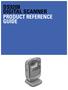 DS9208 DIGITAL SCANNER PRODUCT REFERENCE GUIDE