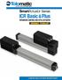 Series. ICR Basic & Plus. Integrated Control rod-style actuator LINEAR SOLUTIONS MADE EASY