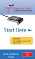 Start Here. P5100 Fingerprint Reader. Quick Installation Guide. Verifi. IMPORTANT. This installation manual is for Windows 8.1.