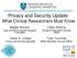 Privacy and Security Update: What Clinical Researchers Must Know