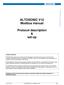 ALTOSONIC V12 Modbus manual. Protocol description & set-up