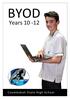 BYOD. Years Coombabah State High School