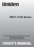 DECT 2145 Series. For more exciting new products please visit our website: Australia:  New Zealand: