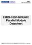 EMIO EMIO-100P Parallel module EMIO-100P-MPU01E Parallel Module Datasheet