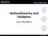 Multicollinearity and Validation CIVL 7012/8012