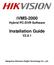 ivms-2000 Hybrid PC-DVR Software