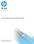 HP ALM. Software Version: External Authentication Configuration Guide