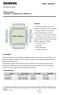 5WG AA_1 TECHNICAL DATA. KNX-Processor 78F0534/2.5, 78F0535/2.5 and 78F0537/2.5. Features. Description. Order Numbers