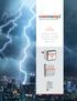 SURGE PROTECTION SOLUTIONS SURGE-TRAP UL/CSA SURGE PROTECTIVE DEVICES