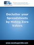 Are your spreadsheets filled with unnecessary zero s, cluttering your information and making it hard to identify significant results?