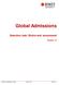 Global Admissions. Selection task: End-to-end assessment. Version 1.0. Information classification: Internal Page 1 of 49 Version 1.