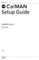 Setup Guide. CalMAN Client 3. User Guide. Rev. 1.3