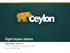 Eight Ceylon Idioms. Gavin King - Red Hat profiles.google.com/gavin.king ceylon-lang.org