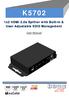 K x2 HDMI 2.0a Splitter with Built-in & User Adjustable EDID Management. User Manual. rev: Made in Taiwan