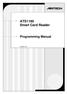 ATS1190 Smart Card Reader Programming Manual