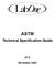 ASTM. Technical Specification Guide