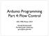 Arduino Programming Part 4: Flow Control