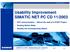 Usability Improvement SIMATIC NET PC CD 11/2003
