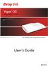 Vigor130 Series User s Guide