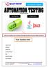 (Complete Package) We are ready to serve Latest Testing Trends, Are you ready to learn? New Batches Info