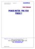 POWER METER PM-2150 Issue No. 02 masibus Doc.Ref.No.:m20/om/101. User s Manual