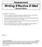 Writing Effective  Revised Edition
