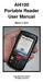 AI4100 Portable Reader User Manual