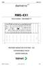dametric RMS EX1 VAL / SKC REFINER MONITOR SYSTEM EX EXPANDABLE RACK USERS MANUAL RMS-EX1 EN.docx July 31, 2014 / BL 1(16)