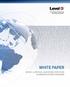 WHITE PAPER BCDR: 4 CRITICAL QUESTIONS FOR YOUR COMMUNICATIONS PROVIDER