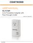 USER MANUAL. PG-9172PT G.hn Powerline Adapter with Pass-Through Outlet. Version A1.0, August,