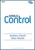 Author Client User Guide