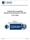 Clinical Data Acquisition Standards Harmonization (CDASH) User Guide