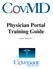 Physician Portal Training Guide