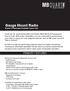 Gauge Mount Radio PRIMARY FEATURES. Marine & Powersports Bluetooth Source Units