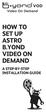 HOW TO SET UP ASTRO B.YOND VIDEO ON DEMAND