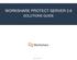 WORKSHARE PROTECT SERVER 3.6 SOLUTIONS GUIDE