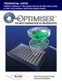 TECHNICAL NOTE THE NEXT GENERATION OF MICROPLATES. TN0003: Optimiser Microplate System (ELISA) on the Tecan Infinite. Setup Guide