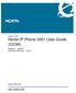 Nortel IP Phone 2001 User Guide (CICM)