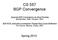 CS 557 BGP Convergence