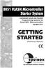 Combined Serial and Parallel Programming Systems for Atmel 8051 Microcontrollers EQ-8051-ST1 GETTING STARTED. (Preliminary Manual)